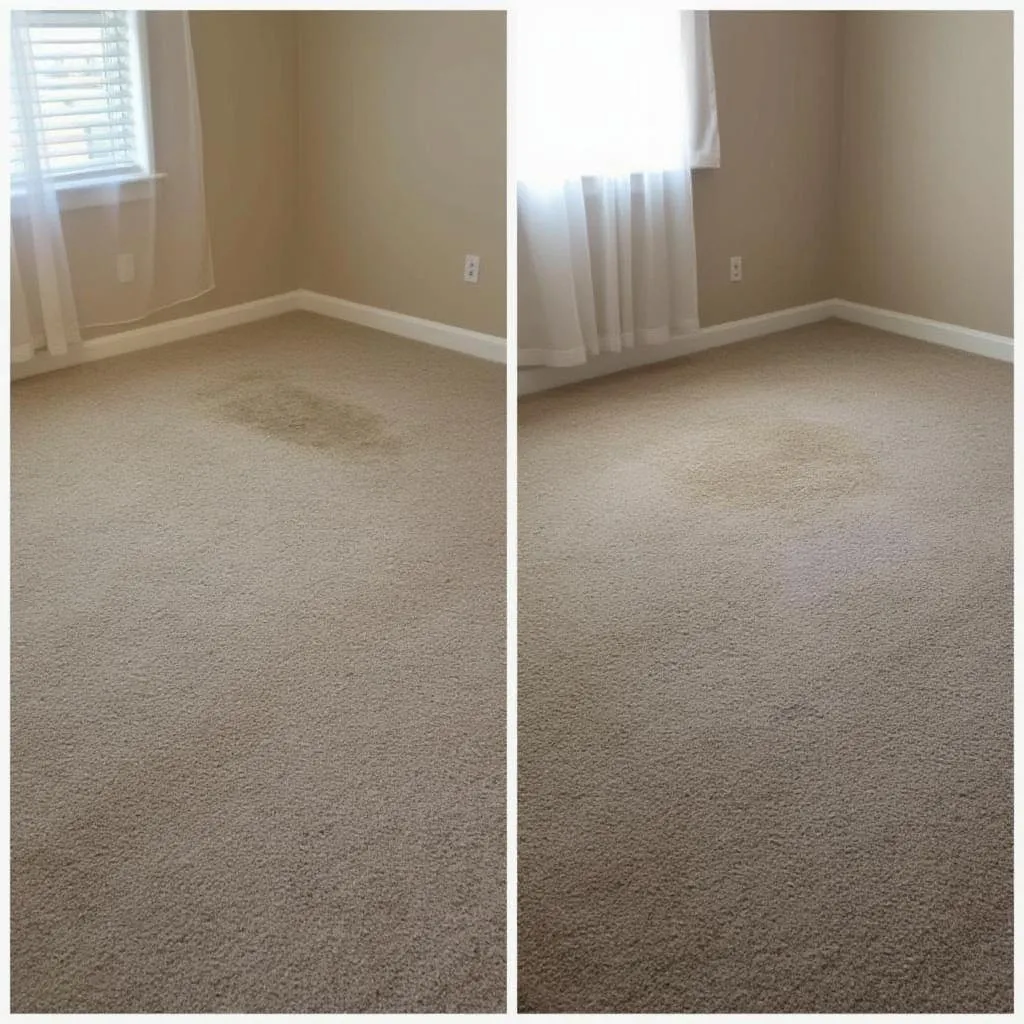 Limpieza de alfombra de dormitorio